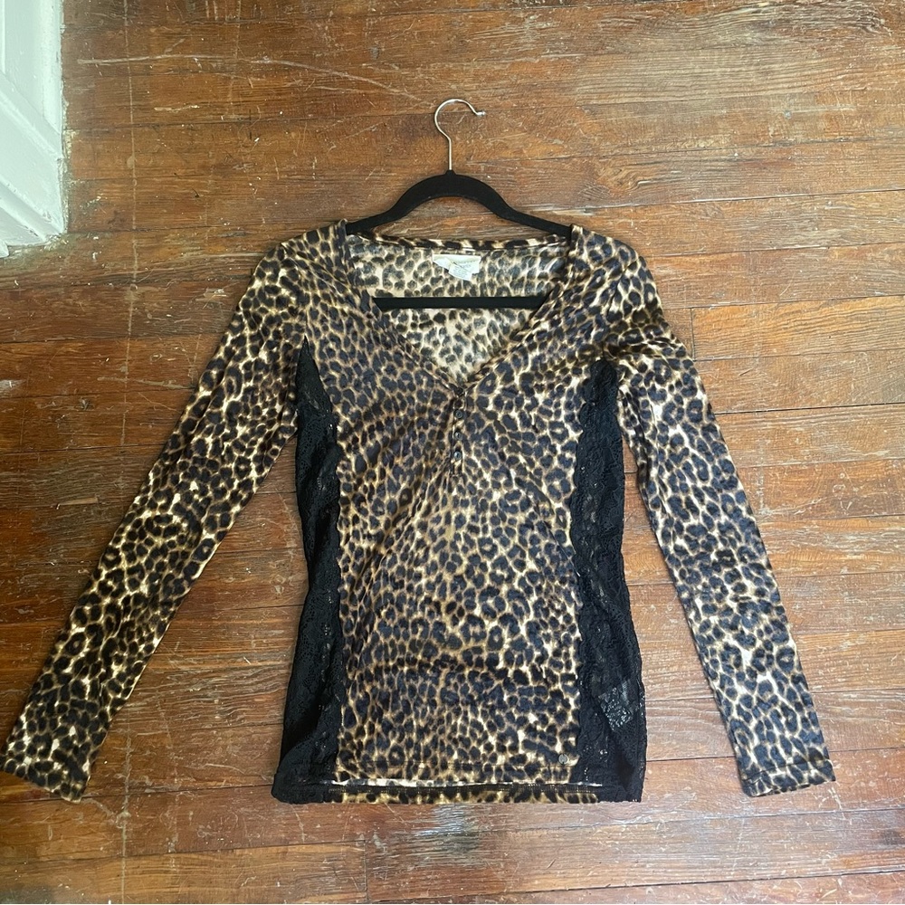 Denim & Supply Ralph Lauren Leopard Print Blouse